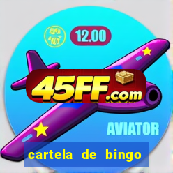 cartela de bingo 75 para imprimir